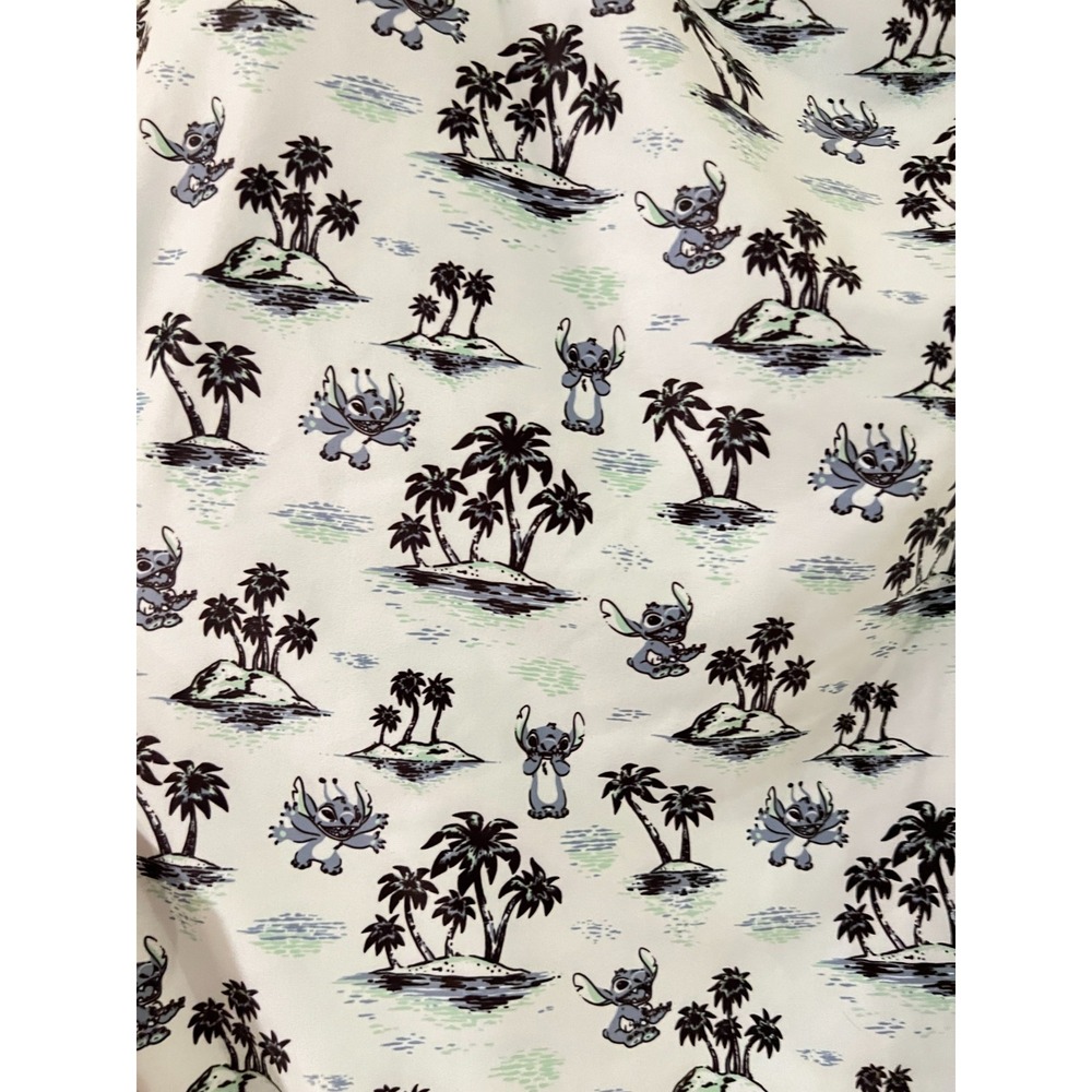 Disney Womens Blue Stitch Hawaiian Print One Piece Bathing Suit Plus Sz 3X Beach - Picture 2 of 9